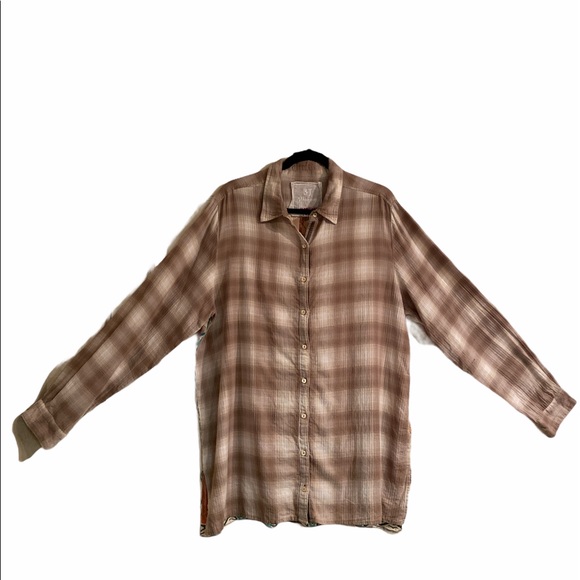 Johnny Was Tops - JOHNNY WAS 3 J WORKSHOP AREANTHE SCARF BACK BLOUSE